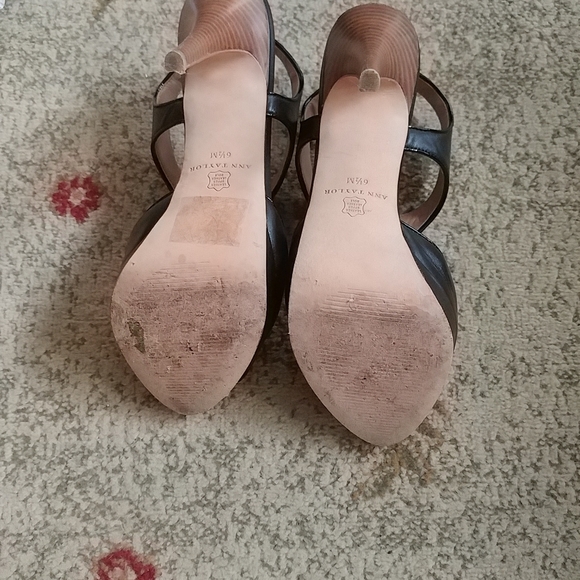 Ann Taylor platform high hills open toes shoes - Picture 4 of 5